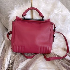 EUC 3.1 Phillip Lim - Raspberry Ryder Satchel Crossbody Leather Bag